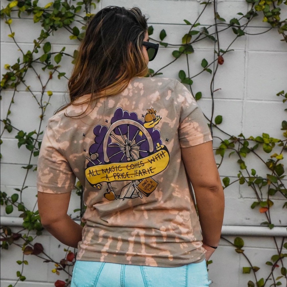 Once Upon a Time Lost Bros Custom Dyed T-Shirt